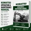 Komatsu operation & maintenance manual cover