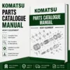 Komatsu parts catalogue manual cover