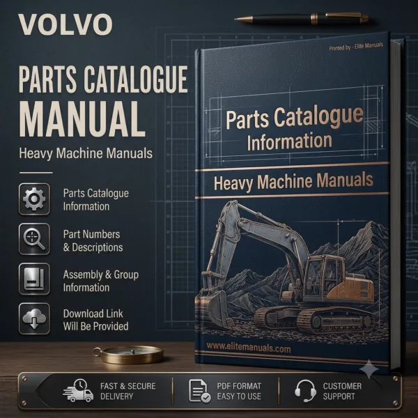Volvo parts catalogue manual cover